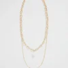 Seed Heritage Jewellery-Pearl Pendant Necklace Gold
