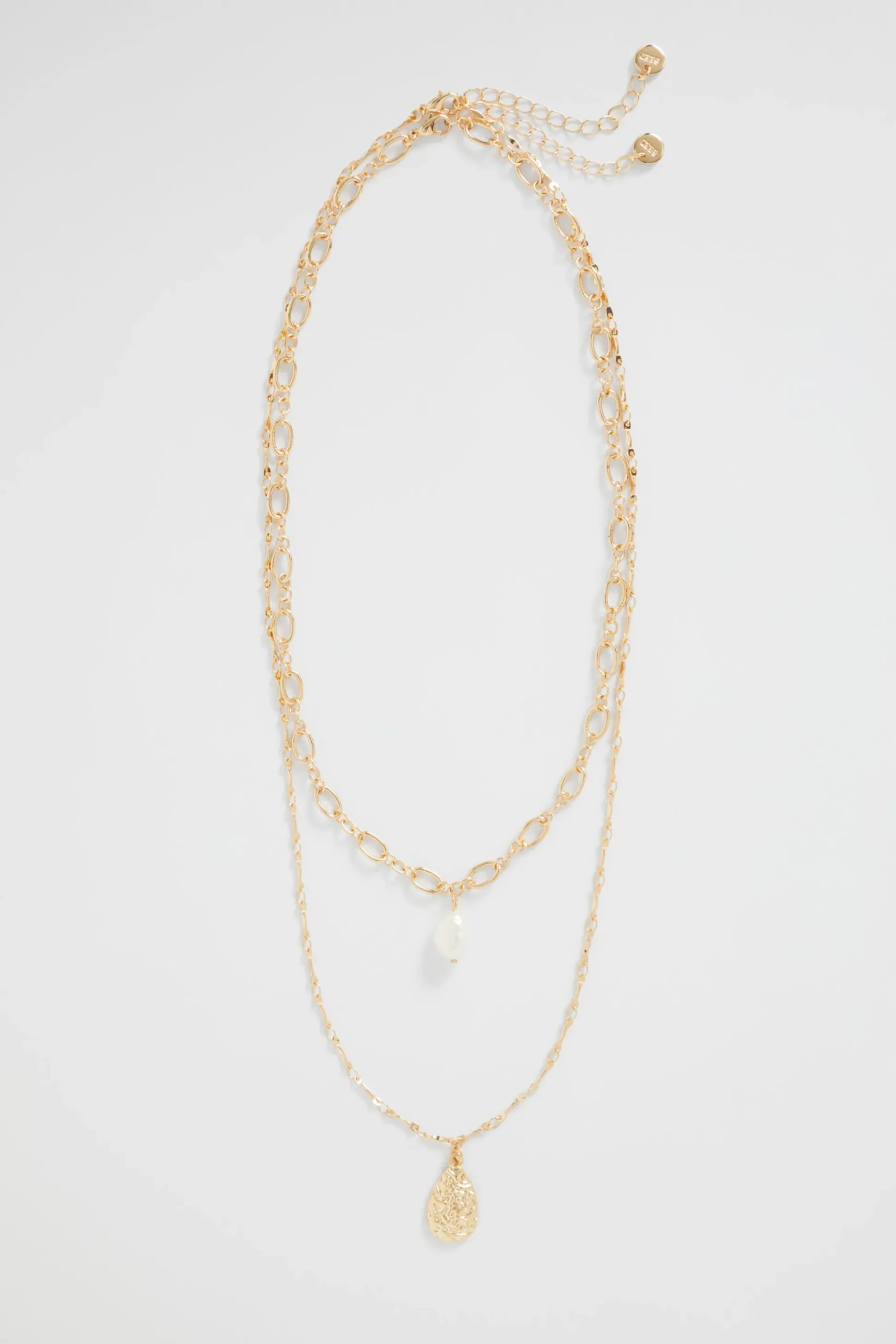 Seed Heritage Jewellery-Pearl Pendant Necklace Gold