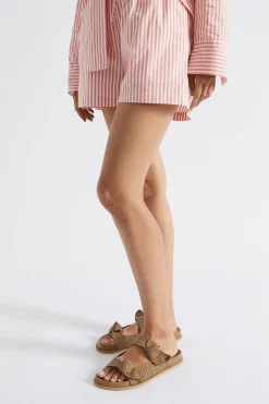 Seed Heritage Sandals & Thongs-Penelope Knot Slide Cashew