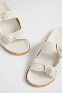 Seed Heritage Sandals & Thongs-Penelope Knot Slide Bone