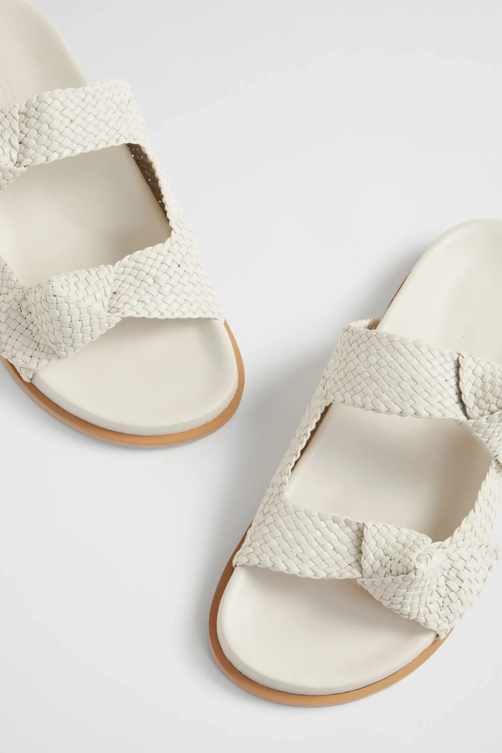 Seed Heritage Sandals & Thongs-Penelope Knot Slide Bone