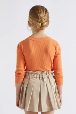 Seed Heritage Skirts-Pleated Skirt Chai