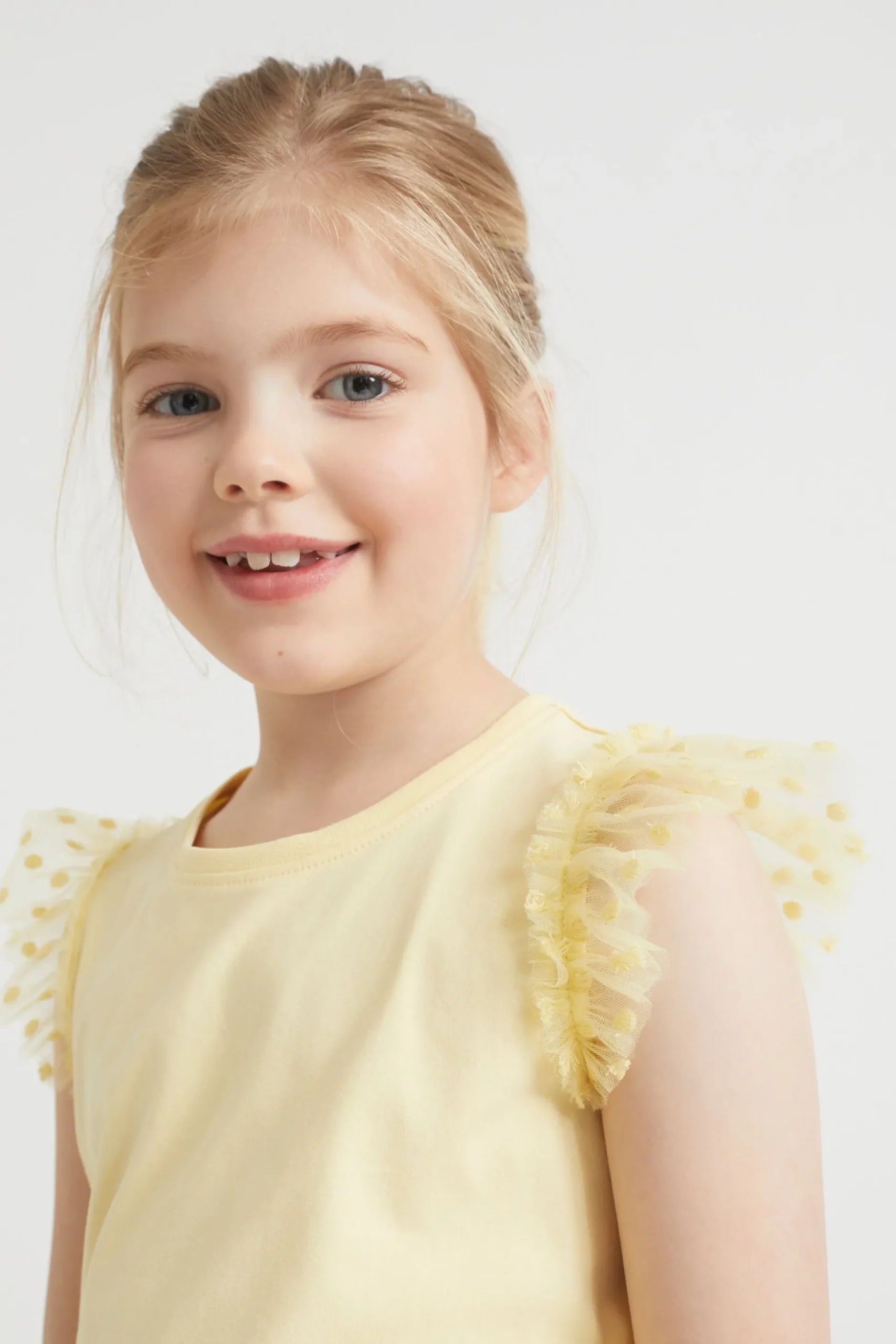 Seed Heritage T-Shirts & Tops-Polka Dot Tee Buttercup