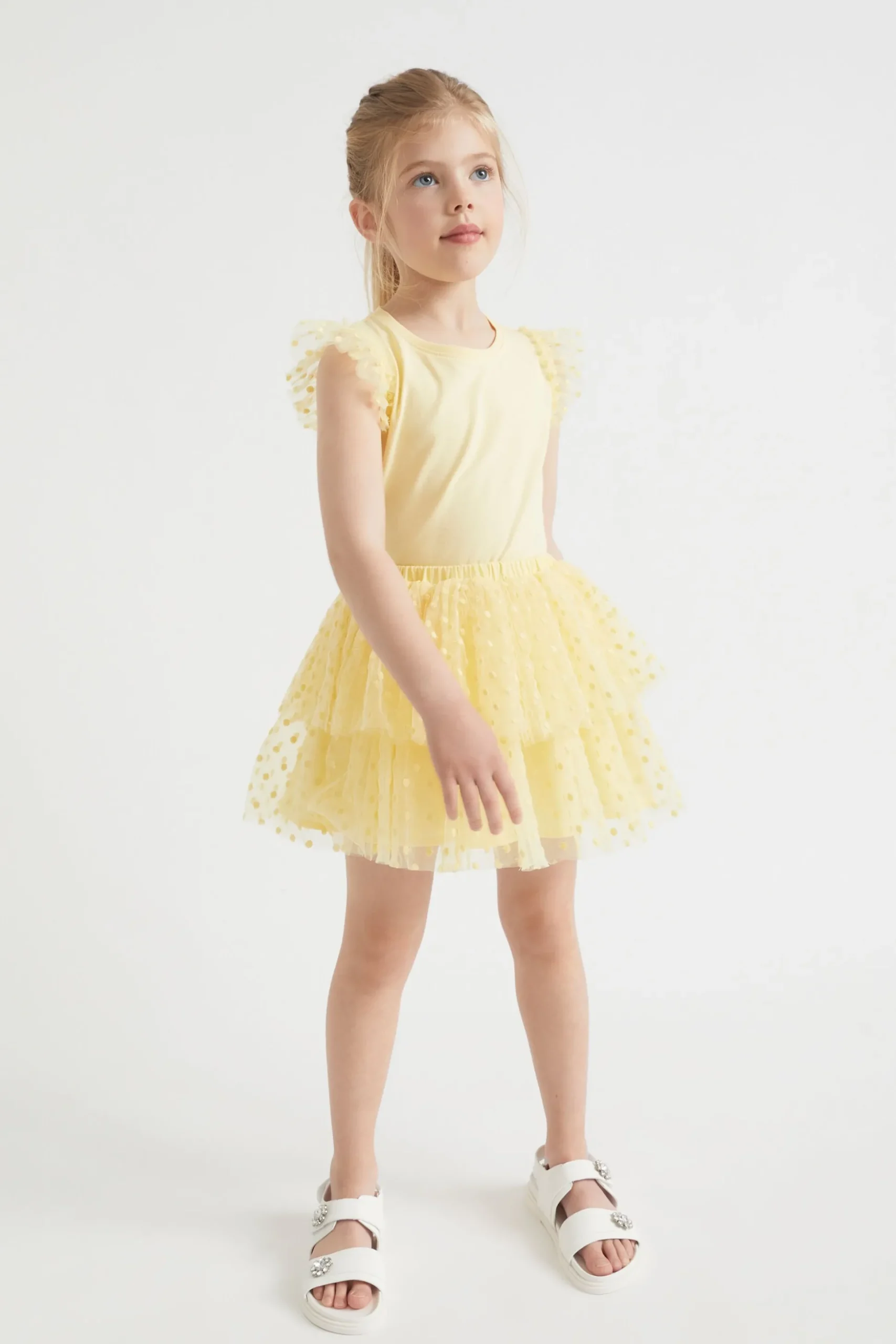 Seed Heritage T-Shirts & Tops-Polka Dot Tee Buttercup