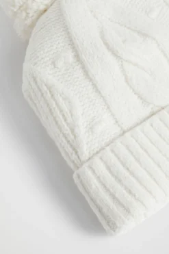 Seed Heritage Hats & Beanies & Caps-Pom Pom Cable Knit Beanie Multi