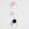 Seed Heritage Hair Accessories-Pom Pom Hair Elastics Multi