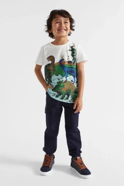 Seed Heritage T-Shirts & Tops-Prehistoric Tee Canvas