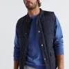 Seed Heritage Jackets & Vests-Puffer Vest Midnight Blue