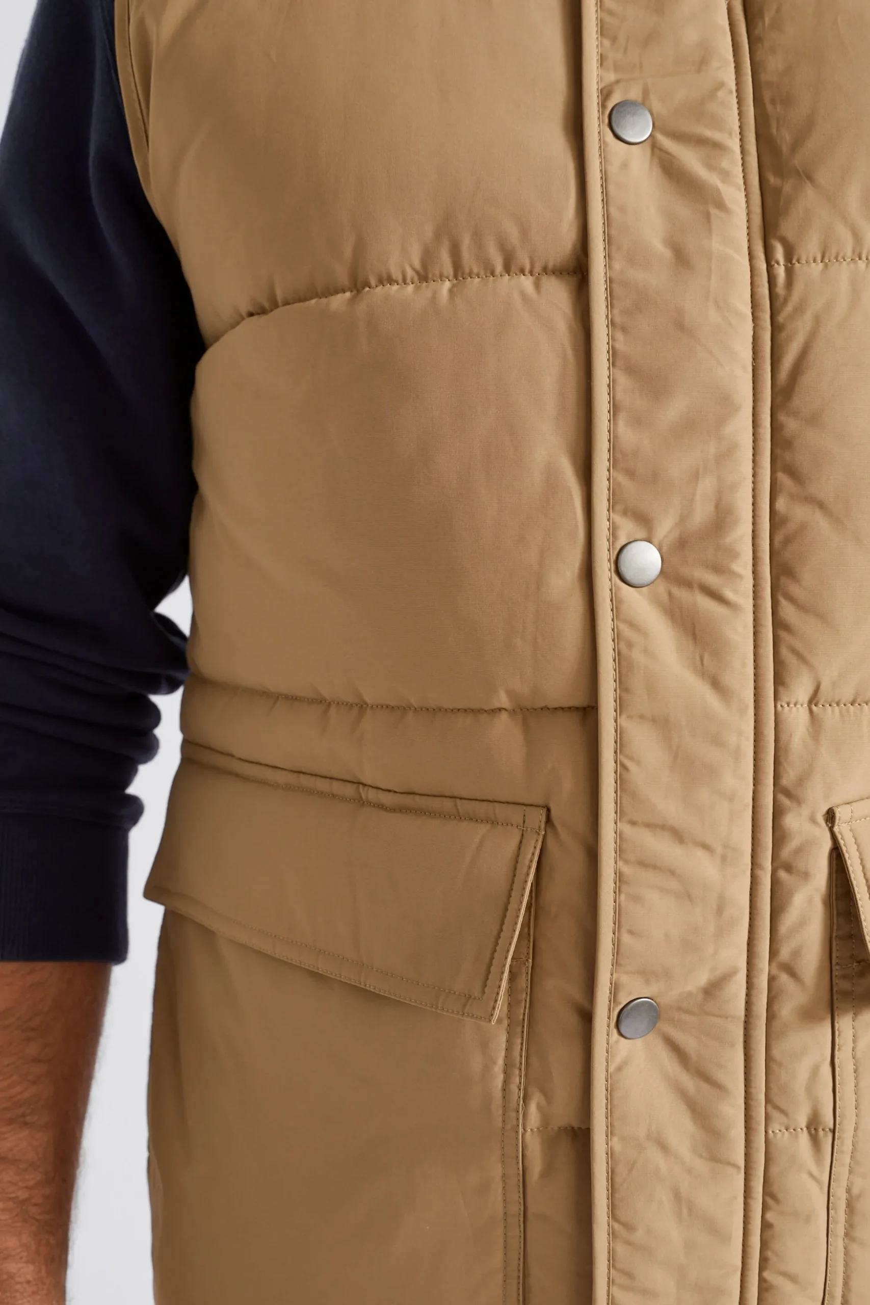 Seed Heritage Jackets & Vests-Puffer Vest Almond