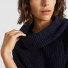 Seed Heritage Scarves & Kaftans-Pullover Poncho Midnight Sky
