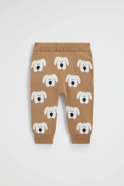 Seed Heritage Pants-Puppy Knit Pant Dune
