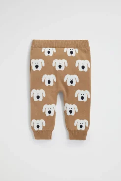Seed Heritage Pants-Puppy Knit Pant Dune