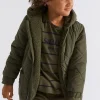 Seed Heritage Jackets & Vests-Quilted Anorak Pine