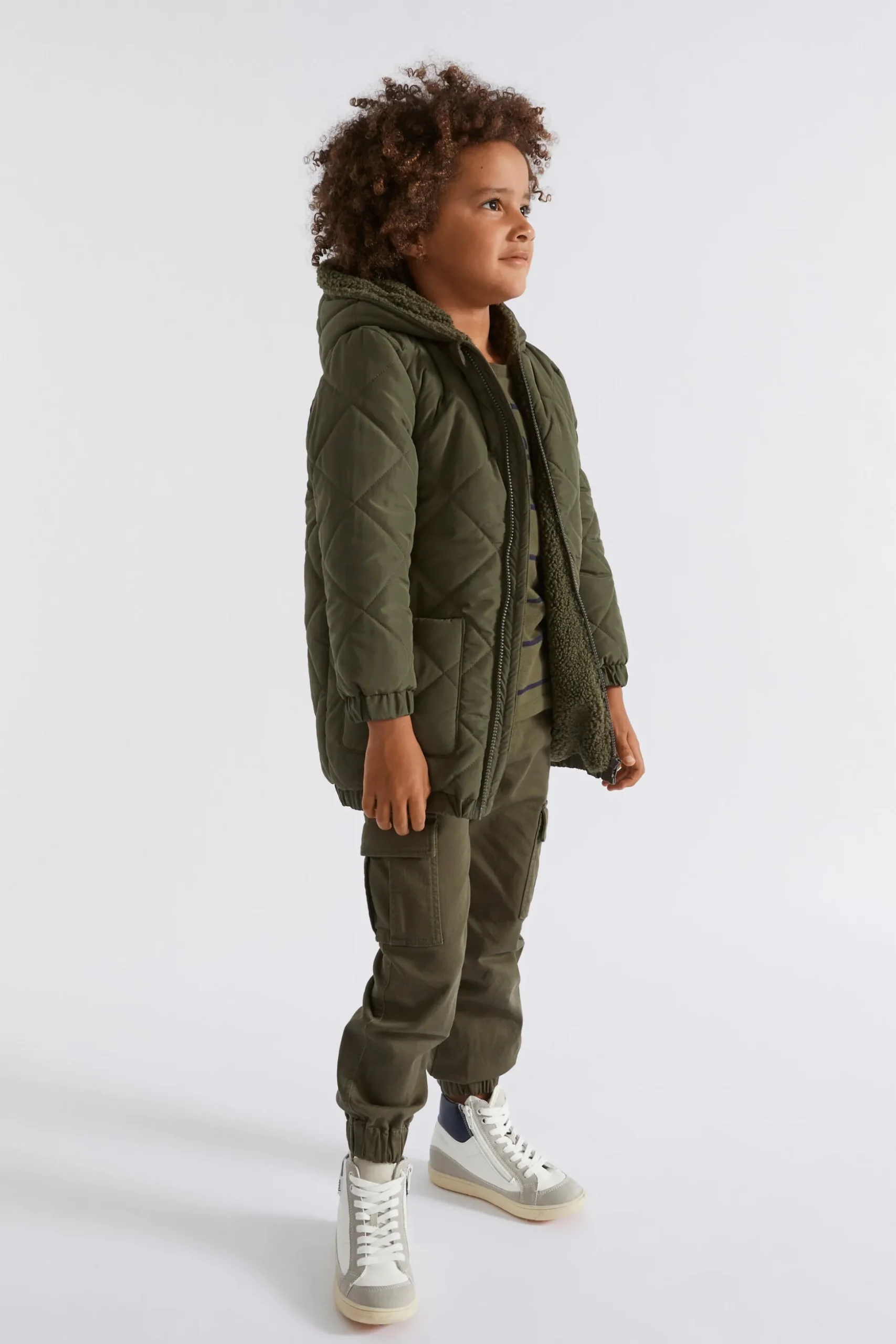 Seed Heritage Jackets & Vests-Quilted Anorak Pine