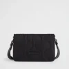 Seed Heritage Cross Body-Quilted Crossbody Bag Black