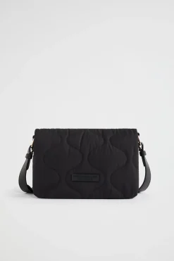 Seed Heritage Cross Body-Quilted Crossbody Bag Black