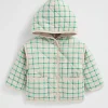Seed Heritage Jackets & Vests-Quilted Gingham Jacket Pea Green