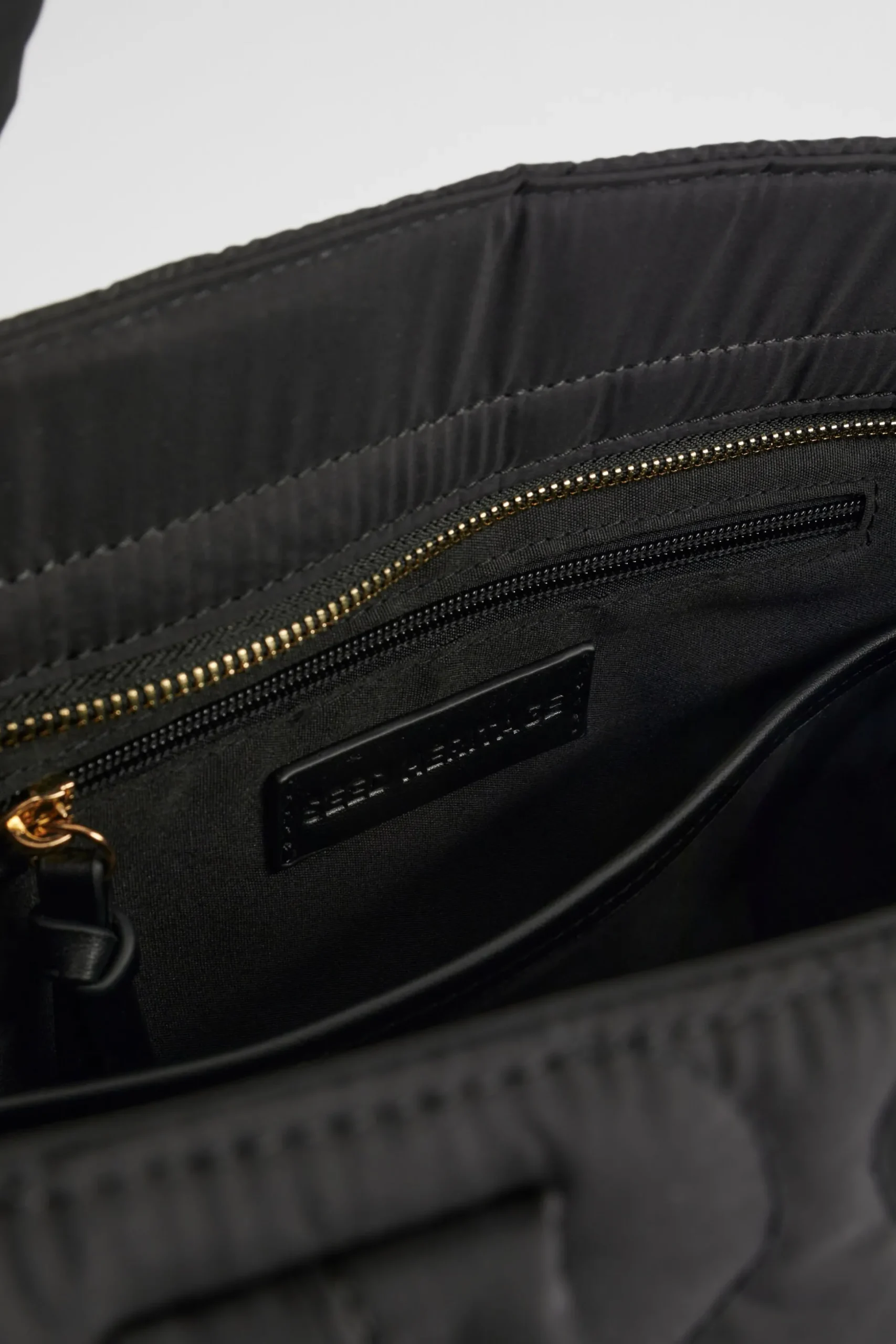 Seed Heritage Beach Bags-Quilted Tote Black