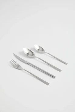 Seed Heritage Kitchen & Dining-Rae 16 Piece Cutlery Set Silver