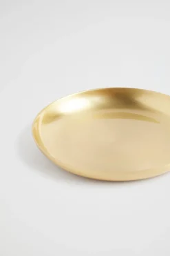 Seed Heritage Kitchen & Dining-Rae Round Tray Brass
