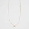 Seed Heritage Jewellery-Rainbow Diaante Initial Necklace M