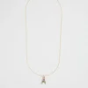 Seed Heritage Jewellery-Rinbow Dimnte Initil Necklce A