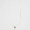 Seed Heritage Jewellery-Rainow Diamante Initial Necklace B