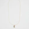 Seed Heritage Jewellery-Rainbow Diamante Initial Neclace K