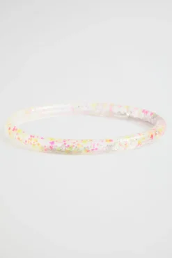 Seed Heritage Jewellery-Rainbow Glitter Bangles Multi