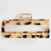 Seed Heritage Hair Accessories-Rectangle Resin Claw Milky Tort