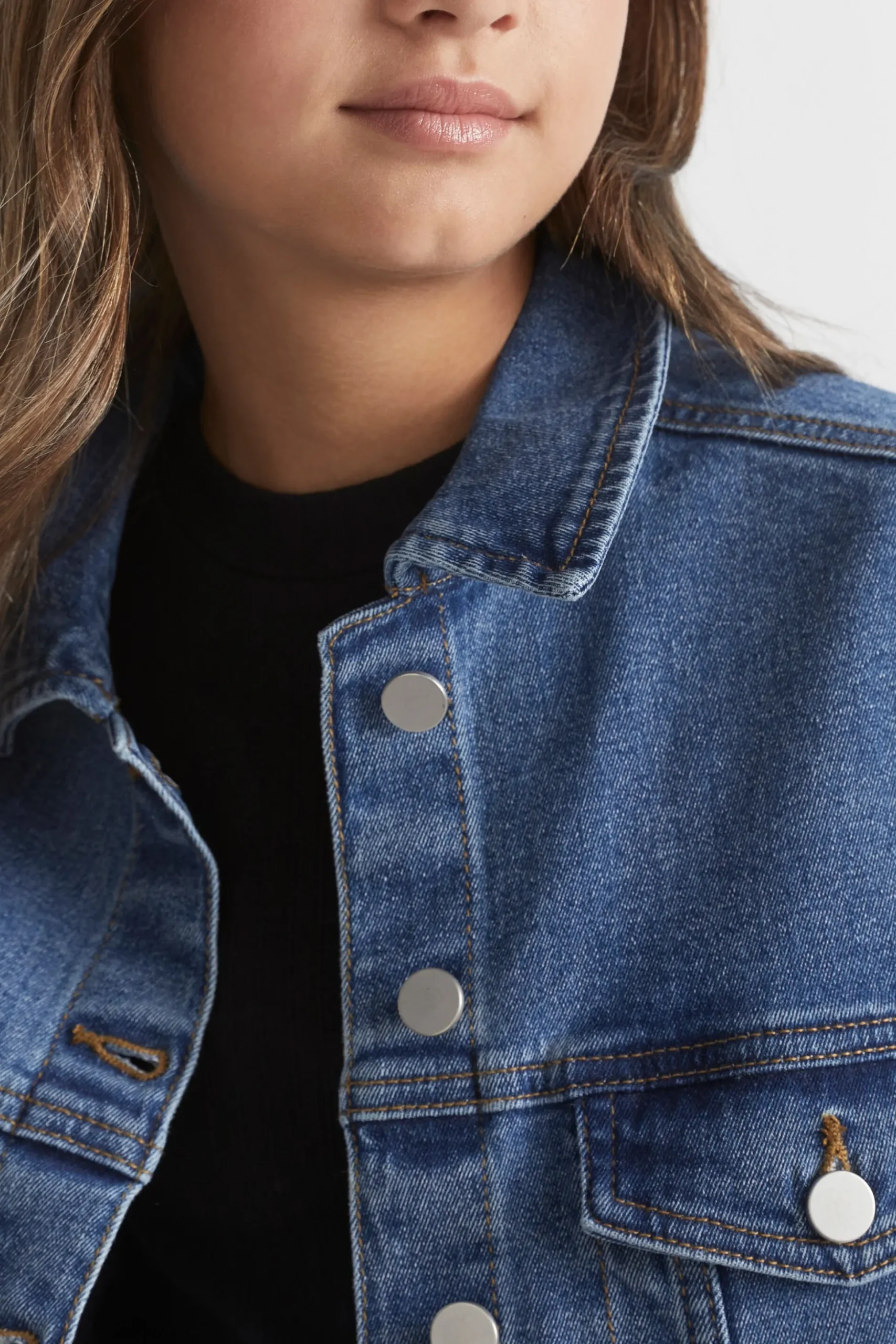 Seed Heritage Denim & Jeans-Relaxed Denim Jacket Classic Blue
