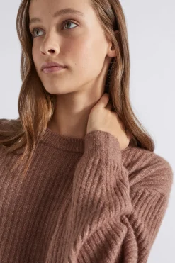 Seed Heritage Knitwear & Sweaters-Relaxed Rib Knit Cocoa