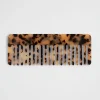 Seed Heritage Hair Accessories-Resin Tort Comb Milky Tort