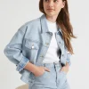 Seed Heritage Denim & Jeans-Retro Denim Jacket Bleach Wash