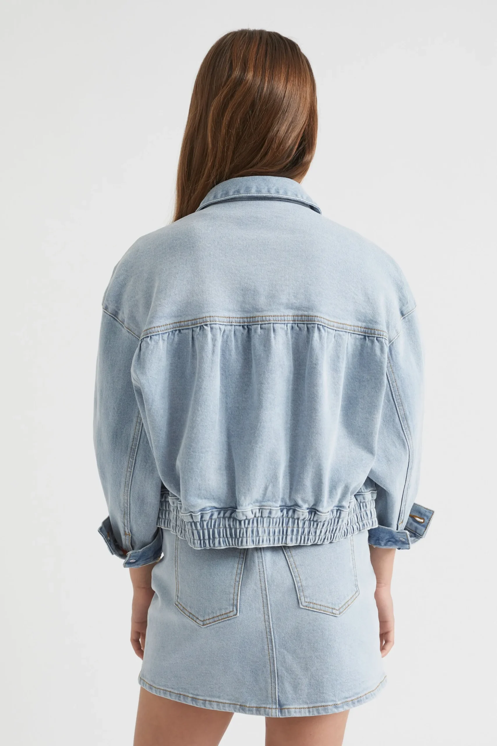 Seed Heritage Denim & Jeans-Retro Denim Jacket Bleach Wash