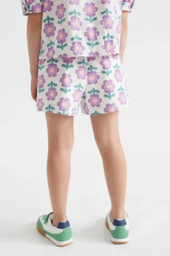 Seed Heritage Shorts-Retro Floral Shorts Multi