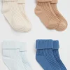 Seed Heritage Socks-Rib Sock Multipack Blue