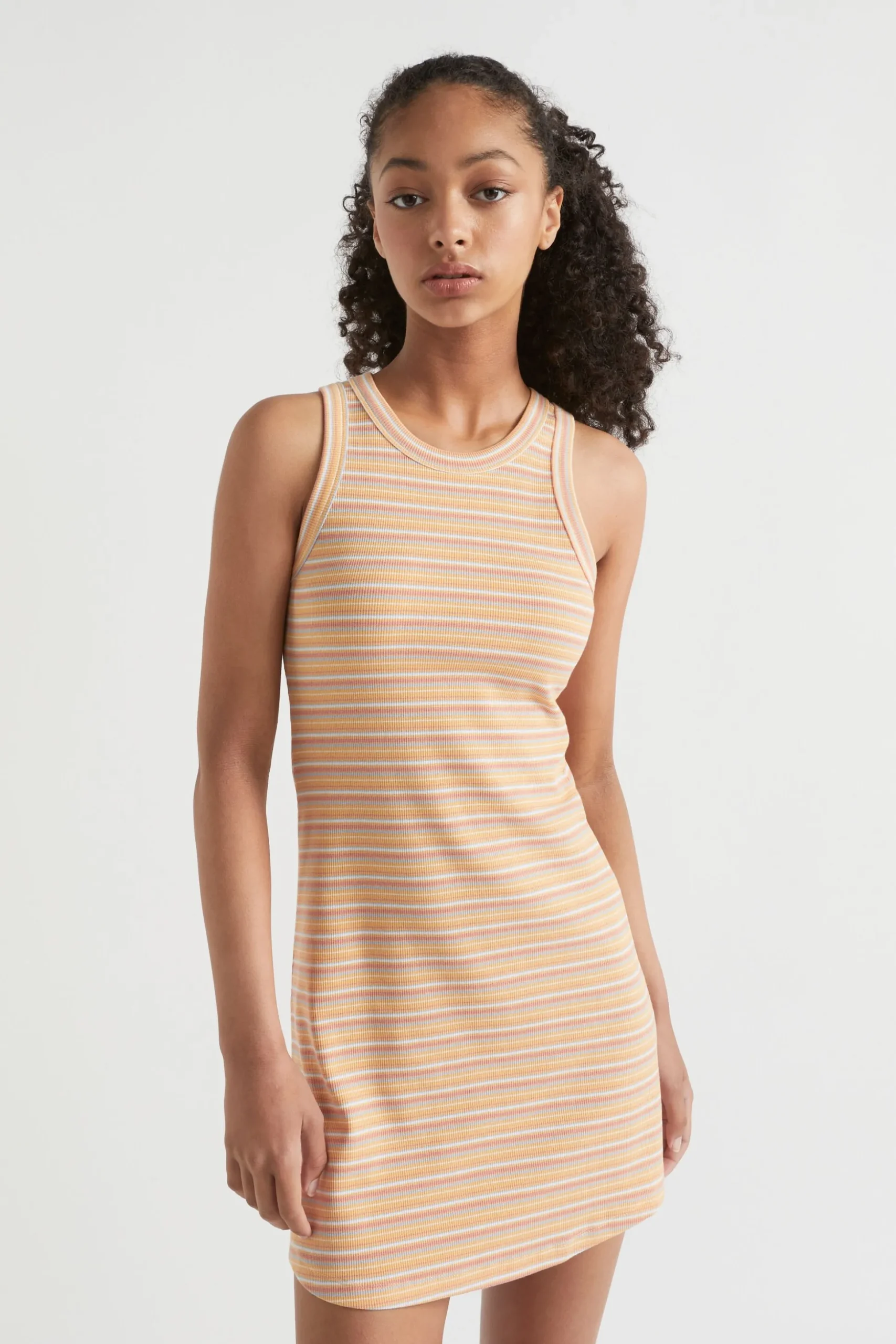 Seed Heritage Dresses-Rib Tank Dress Passiona