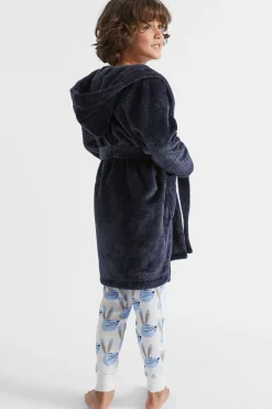 Seed Heritage Pyjamas & Sleepwear-Robe Midnight Blue