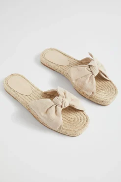 Seed Heritage Espadrilles-Sandra Knot Espadrille Natural