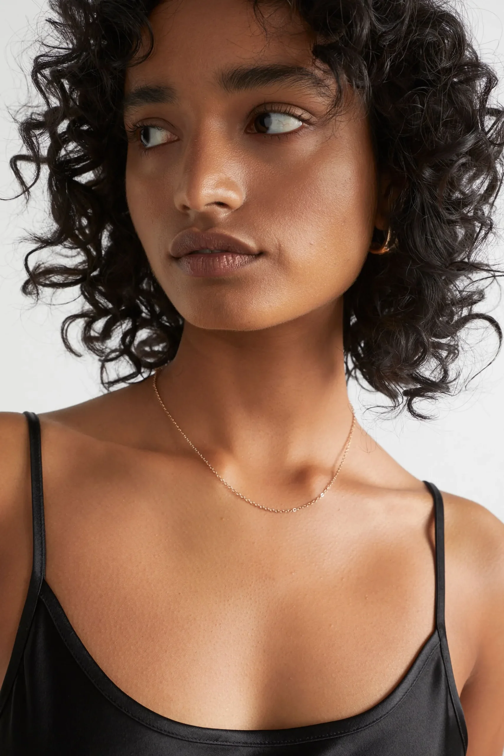 Seed Heritage Dresses-Satin Slip Dress Black