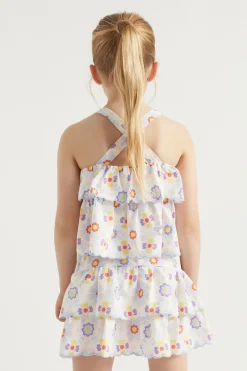Seed Heritage T-Shirts & Tops-Scalloped Cami Multi
