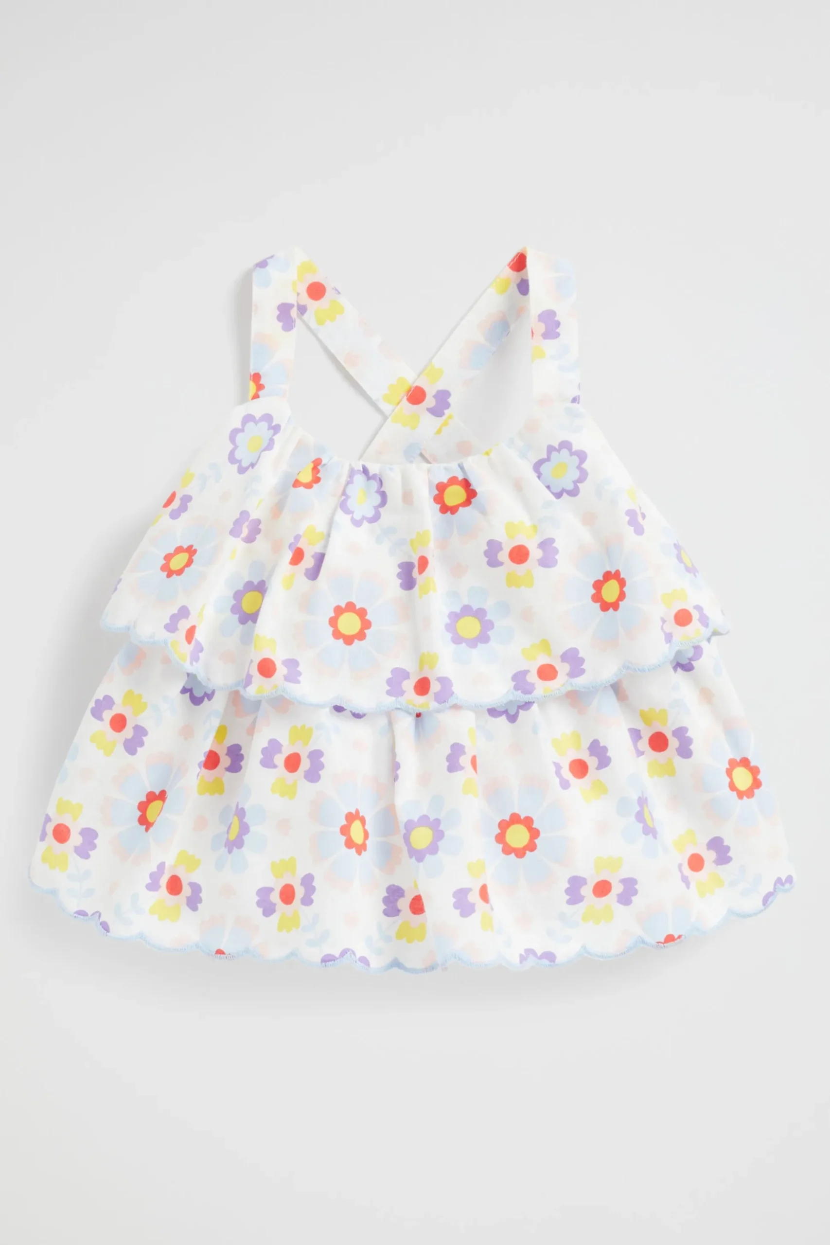 Seed Heritage T-Shirts & Tops-Scalloped Cami Multi