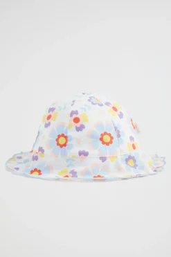Seed Heritage Hats & Caps-Scalloped Edge Floral Sun Hat Multi