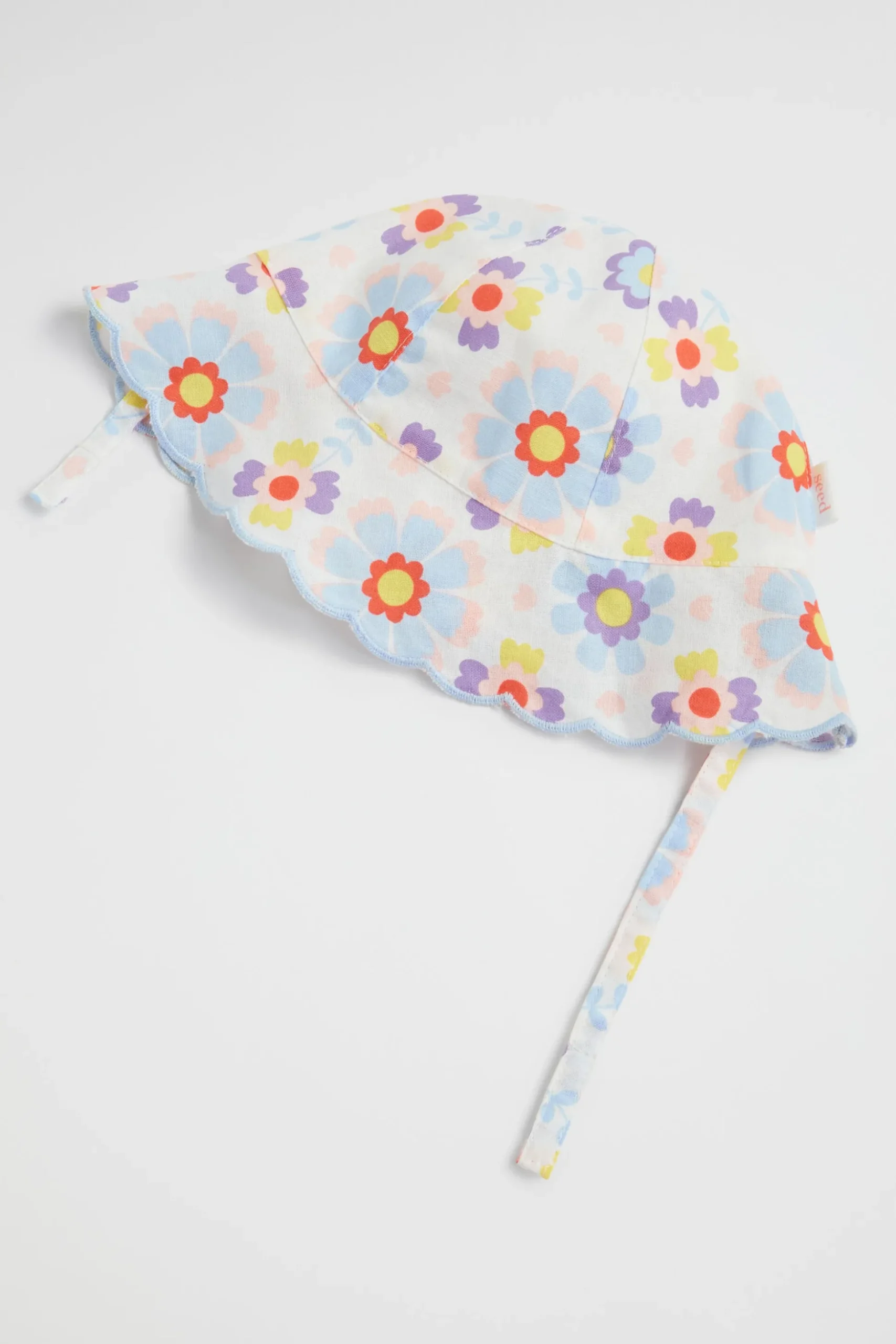 Seed Heritage Hats & Caps-Scalloped Edge Floral Sun Hat Multi