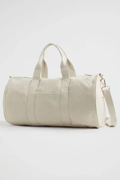 Seed Heritage Tote Bags-Seed Canvas Duffle Bag Natural