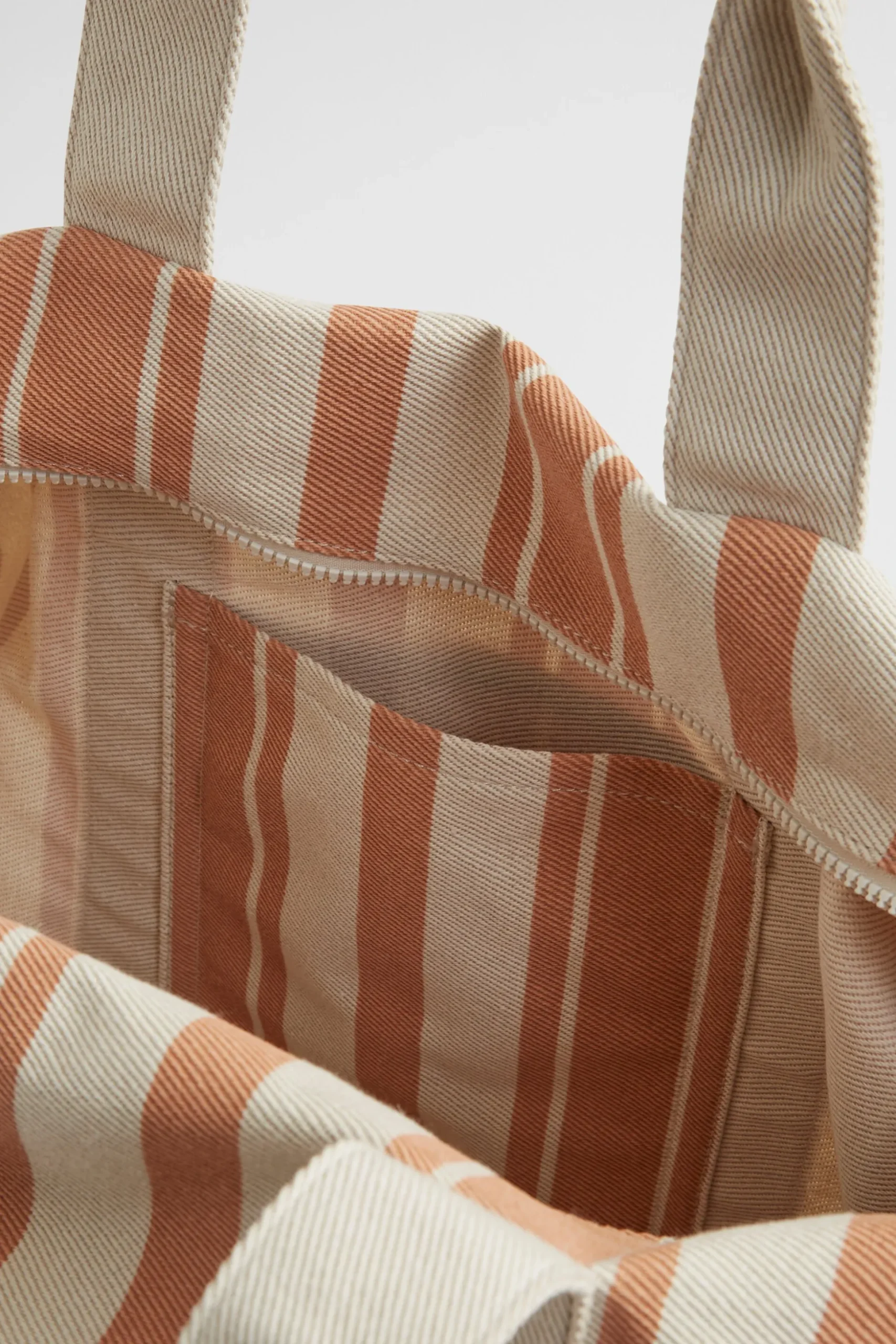 Seed Heritage Tote Bags-Seed Canvas Duffle Bag Peach Natural