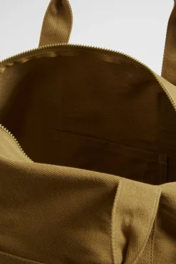 Seed Heritage Tote Bags-Seed Canvas Duffle Bag Deep Bronze
