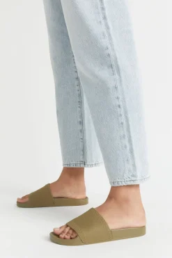Seed Heritage Sandals & Thongs-Seed Knit Pool Slide Deep Bronze