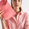 Seed Heritage Clutches & Pouches-Seed Logo Jersey Pouch Primrose
